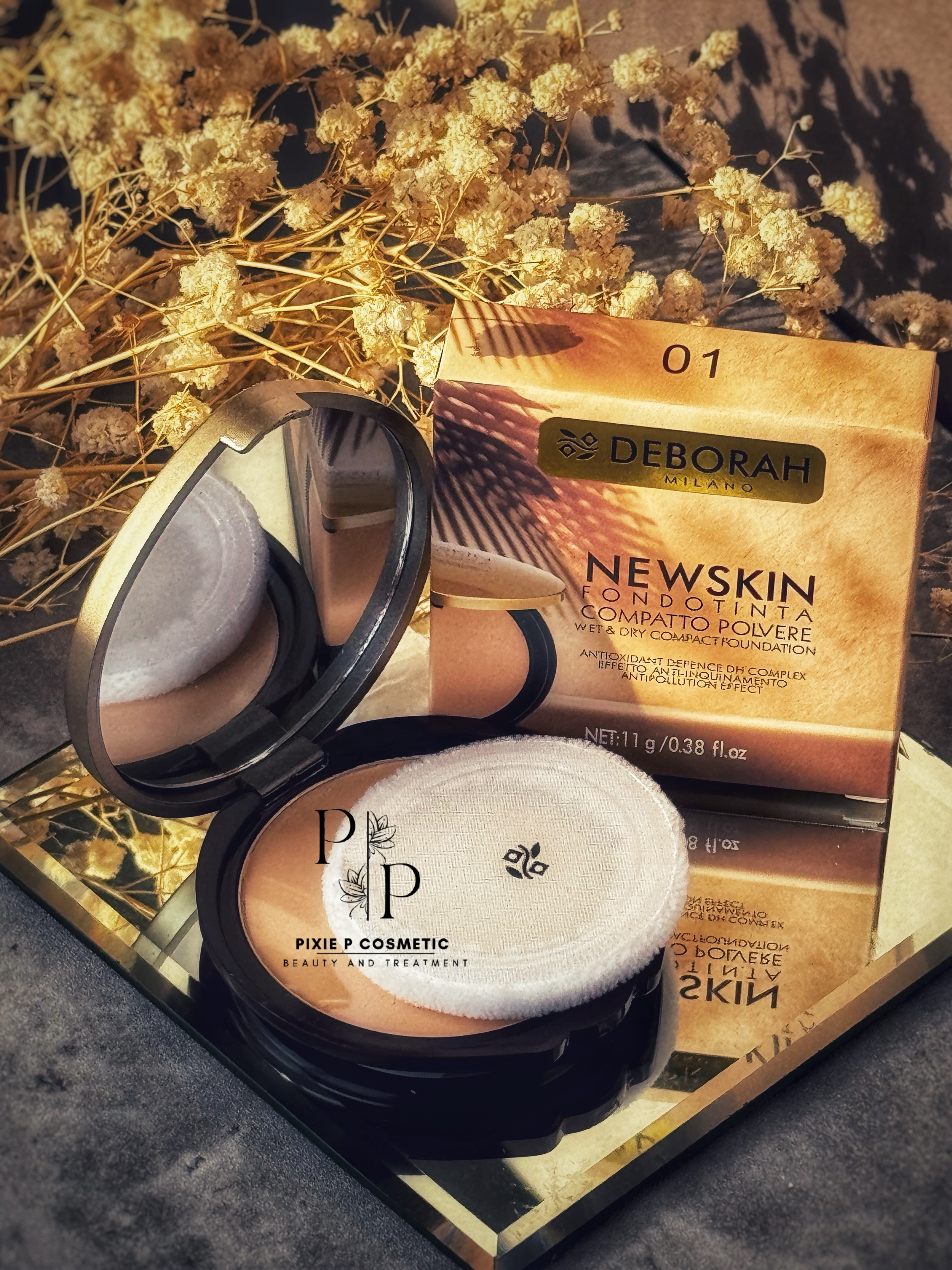 Deborah New Skin Compact Foundation - Puder